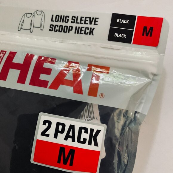 32 DEGREE HEAT Women's 2 Pack Long Sleeve Tops NIP Size M - Picture 2 of 7